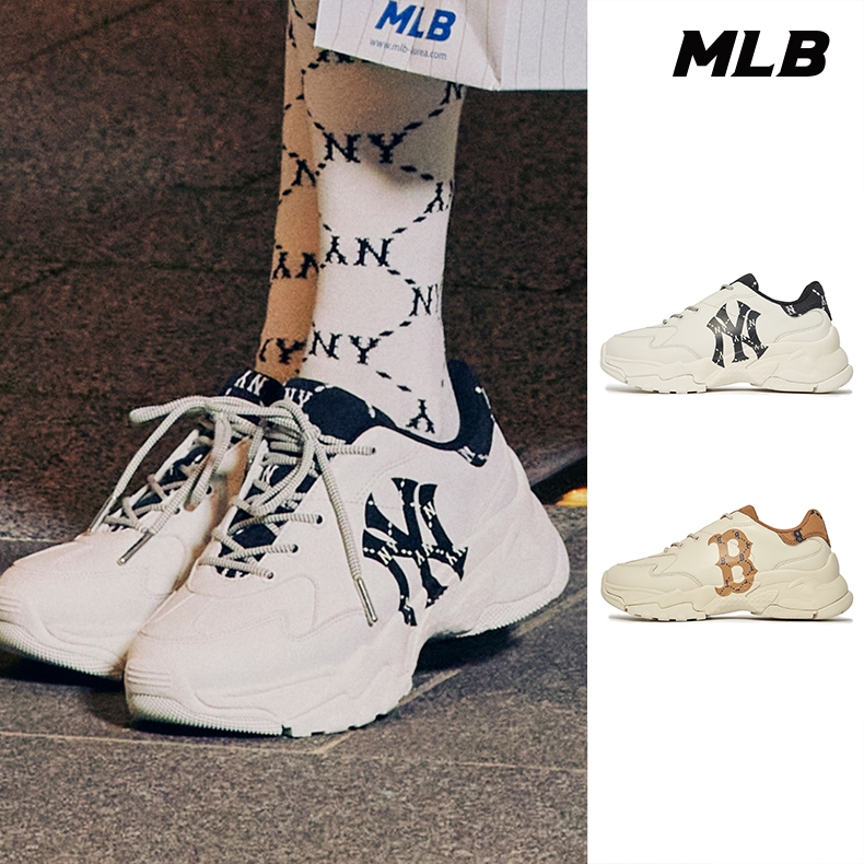 MLB MONOGRAM老爹鞋 BigBallChunky 洋基/紅襪隊(3ASHCDM2N-兩款任選)【官方旗艦店】 | 蝦皮購物