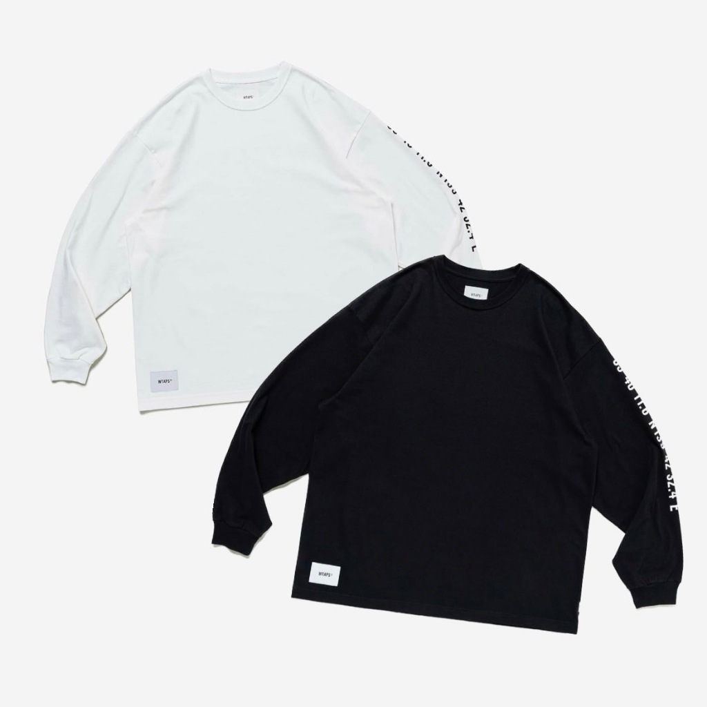 【LunaShop 現貨】WTAPS OBJ 03 / LS / COTTON. FORTLESS 純棉長T 黑/白