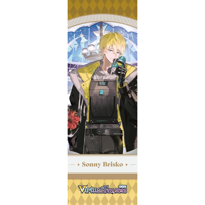 現貨】NIJISANJI EN Virtual Fes 2023香港站長毛巾Alban Ike Shu