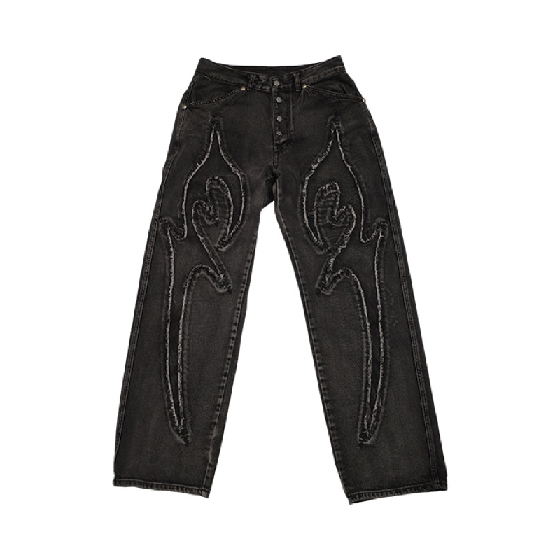 VENTA】預購Thug Club Denim Tribal Pants Black 黑色拼接牛仔褲| 蝦皮購物