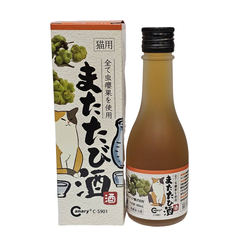 アル中猫 貓醉仙貓薄荷/蟲癭果貓酒/180ml (無酒精) 貓咪專用貓薄荷蟲癭果