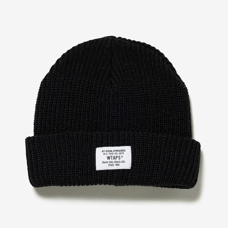 23AW WTAPS BEANIE 03 / BEANIE / ACRYLIC 全新正品毛帽| 蝦皮購物