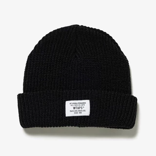 帽子 wtaps BEANIE 01 / ACRYLIC / BLACK WTAPS CoolMax 01 Beanie WTAPS