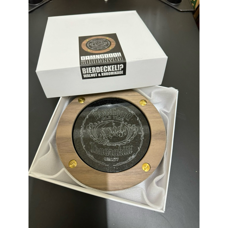 現貨）Damngood bierdeckel!? 骷顱頭杯墊杯架黑化日本fieldstyle展場販 