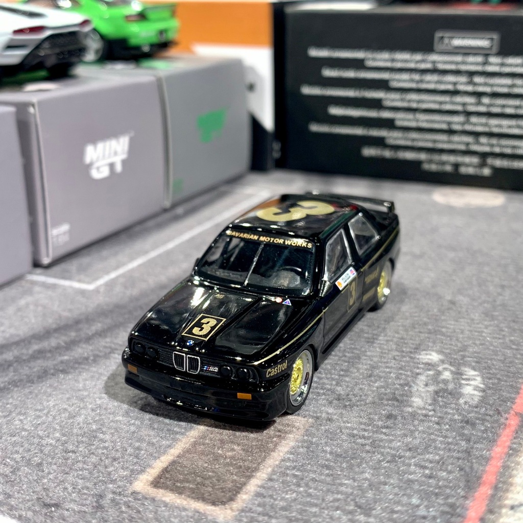 免運 MINI GT 澳洲限定 BMW E30 M3 1987 ATCC 黑金塗裝 608 模型車 小汽車 | 蝦皮購物