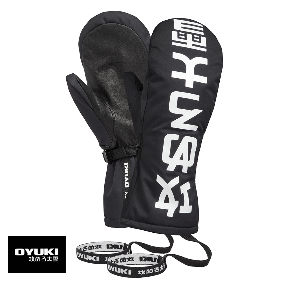OYUKI|日本|LOGO GTX Mitt /中性滑雪手套/耐寒保暖手套/黑| 蝦皮購物