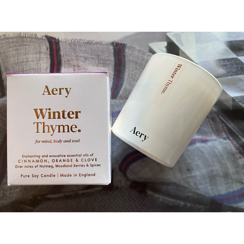 現貨》Aery Living x LOOKFANTASTIC 冬季百里香蠟燭| 蝦皮購物