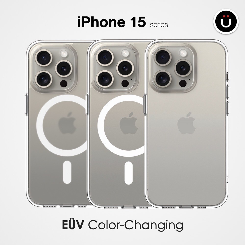UNIU iPhone 15 MagSafe 系列 | EÜV 變色透明殼 | 蝦皮購物