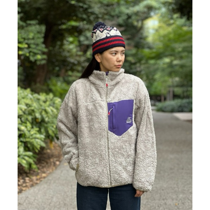 CHUMS 女Bonding Fleece Jacket刷毛外套淺灰白| 蝦皮購物