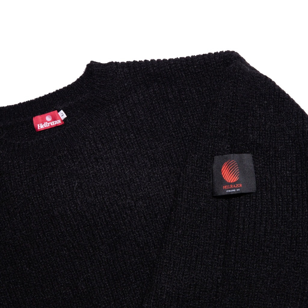 ?????????? ▽ Hellrazor ADVICE MOHAIR CREW SWEATER 2312 
