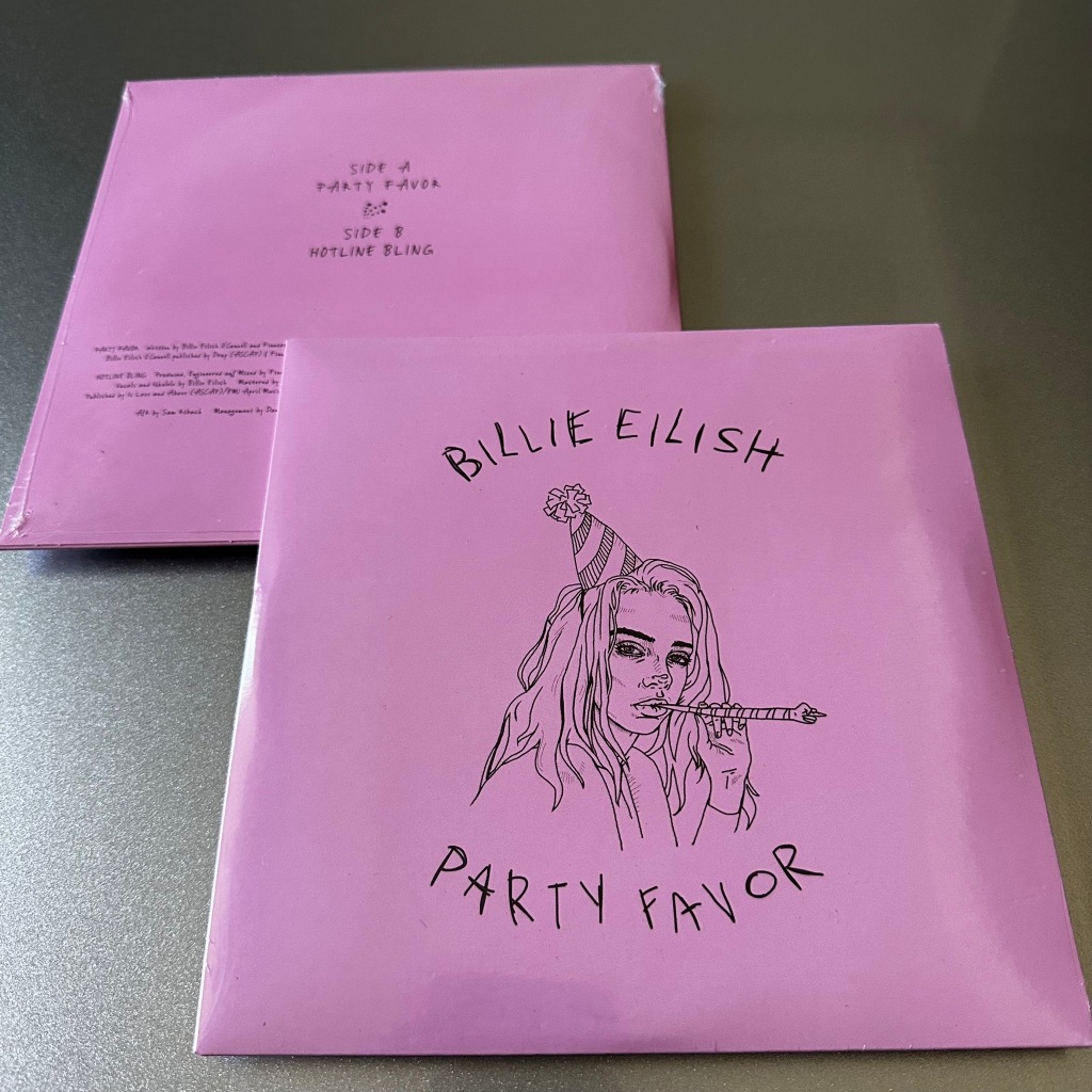 Billie Eilish Party Favor Hotline Bling Pink Single Paraguay