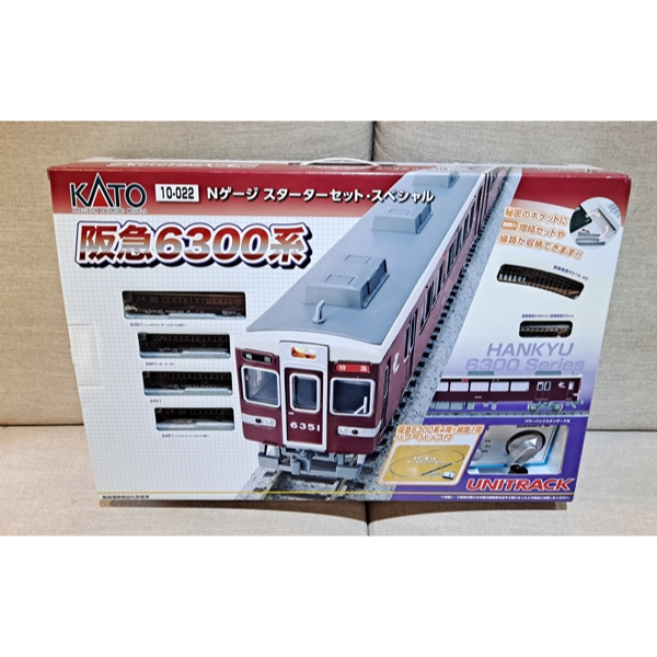 全新限量珍藏品】KATO (10-022) 阪急6300系鐵道車輛模型+軌道
