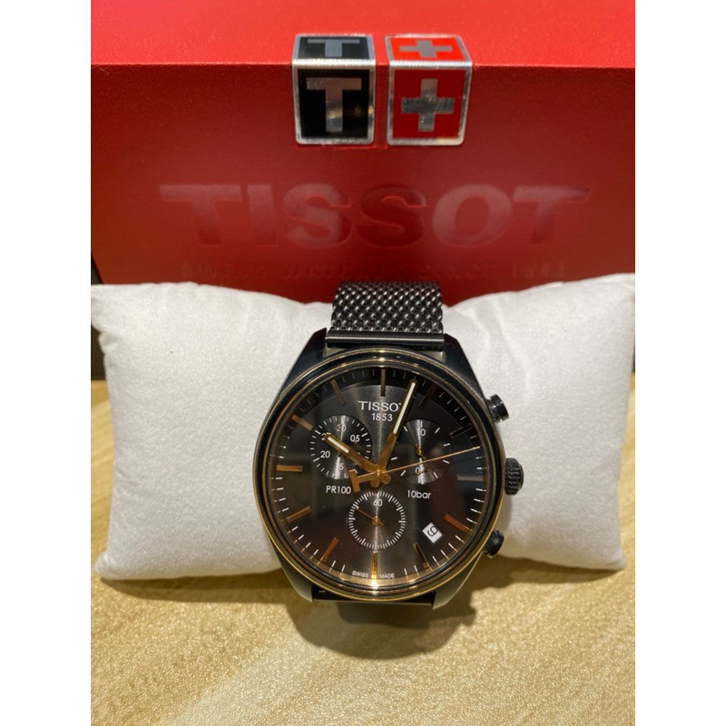 Tissot chronograph hot sale pr 100