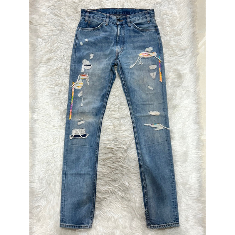 全新Levi’s 505C Slim Fit 彩色縫線破壞 501 511 510 LVC | 蝦皮購物