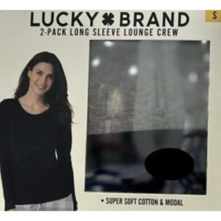 Lucky Brand Ladies Long Sleeve Tee, 2-pack 1634777 S