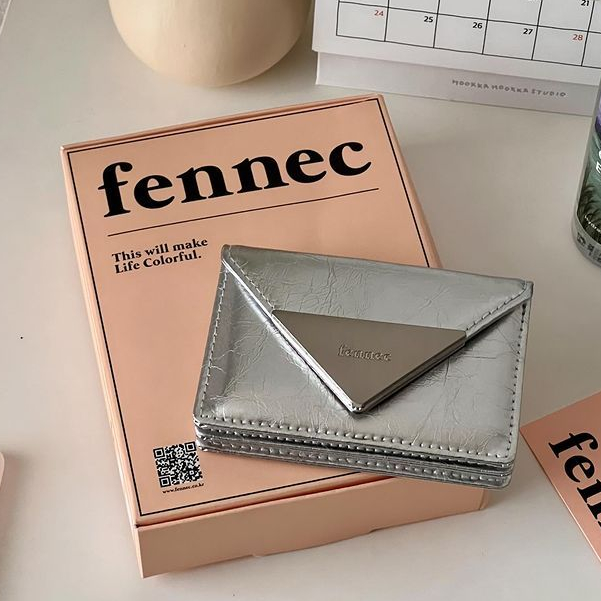 【26.SEOUL】FENNEC Crinkle Triangle Accordion Pocket(Plus) D卡夾