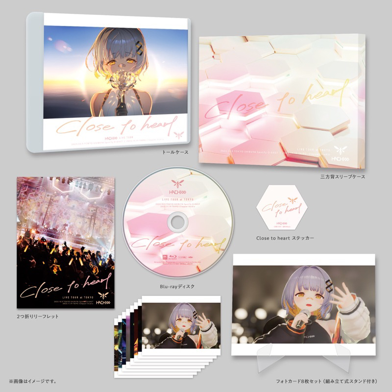 代購無現貨3/2結單】HACHI LIVE TOUR「Close to heart」at TOKYO BD