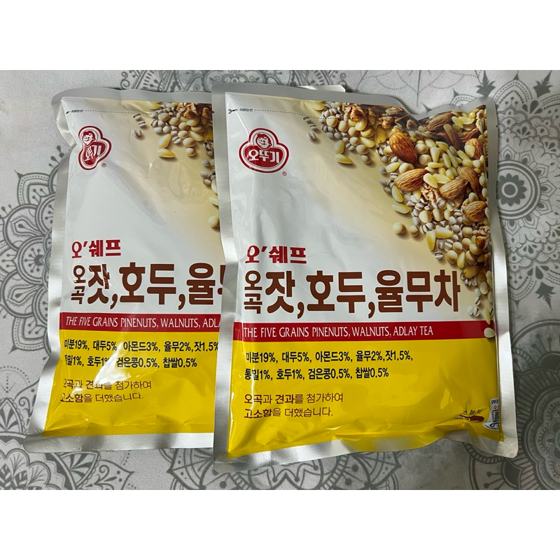韓國進口 奧多吉 綜合穀物茶（松子茶）800公克*1袋(送夾鏈袋) | 蝦皮購物