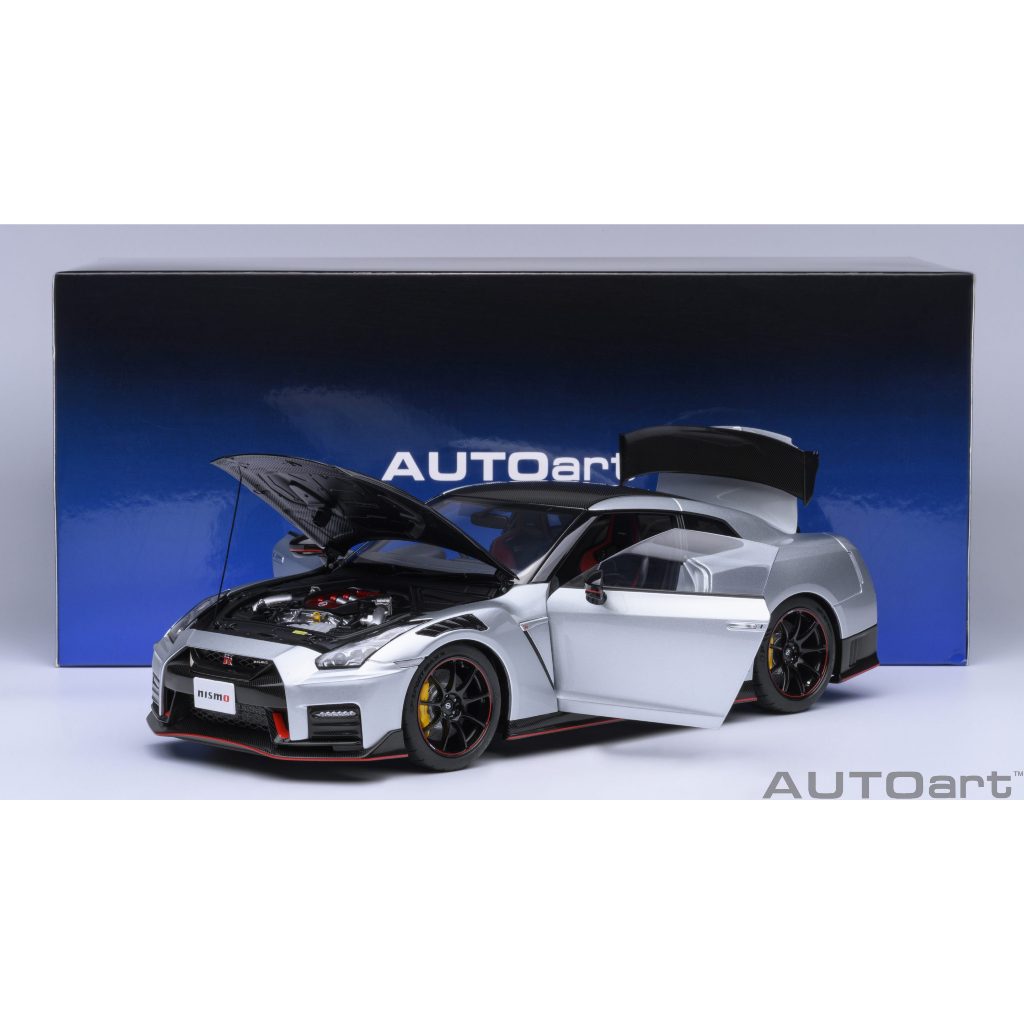 Autoart 1:18 Nissan GT-R (R35) Nismo 2022 銀 | 蝦皮購物