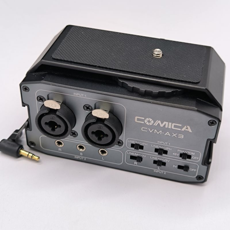 XLR Audio Mixer,Comica CVM-AX3 Audio Mixer Adapter