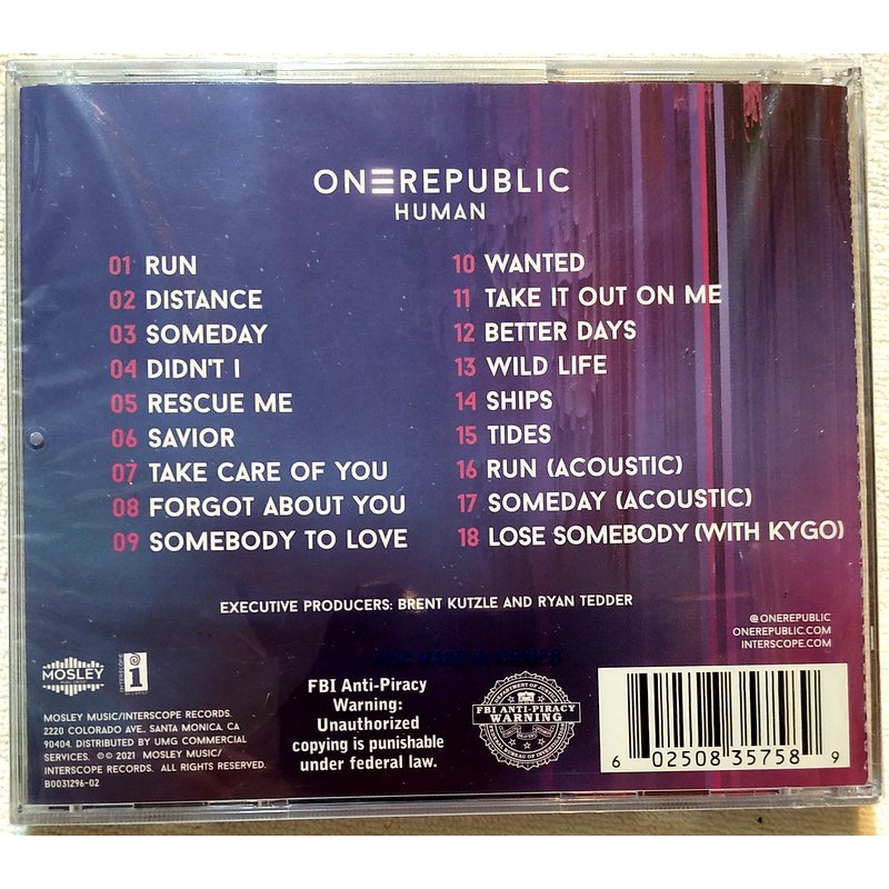 全新正品Target豪華版+5 共和世代 OneRepublic / Human 人類 / 歐版 | 蝦皮購物