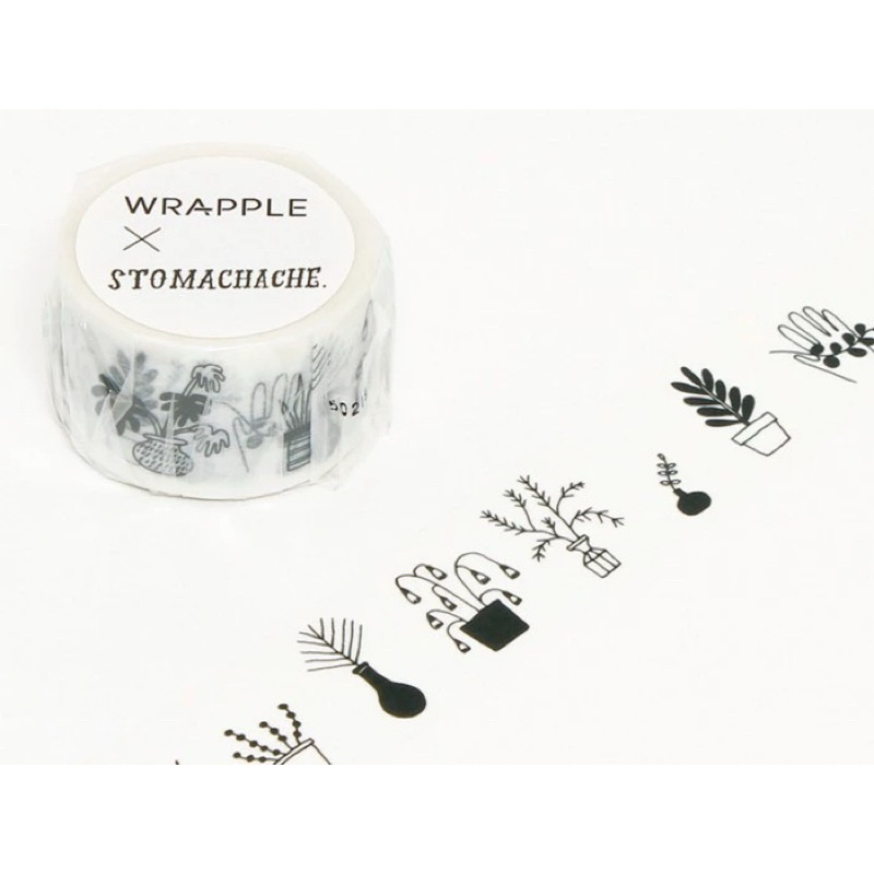 日本原創 wrapple x STOMACHACHE 和紙膠帶 全新現貨 | 蝦皮購物