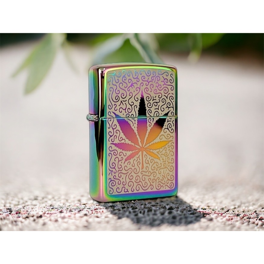 【原廠正品附發票】【7葉草設計】【美國Zippo打火機】【型號：48925】