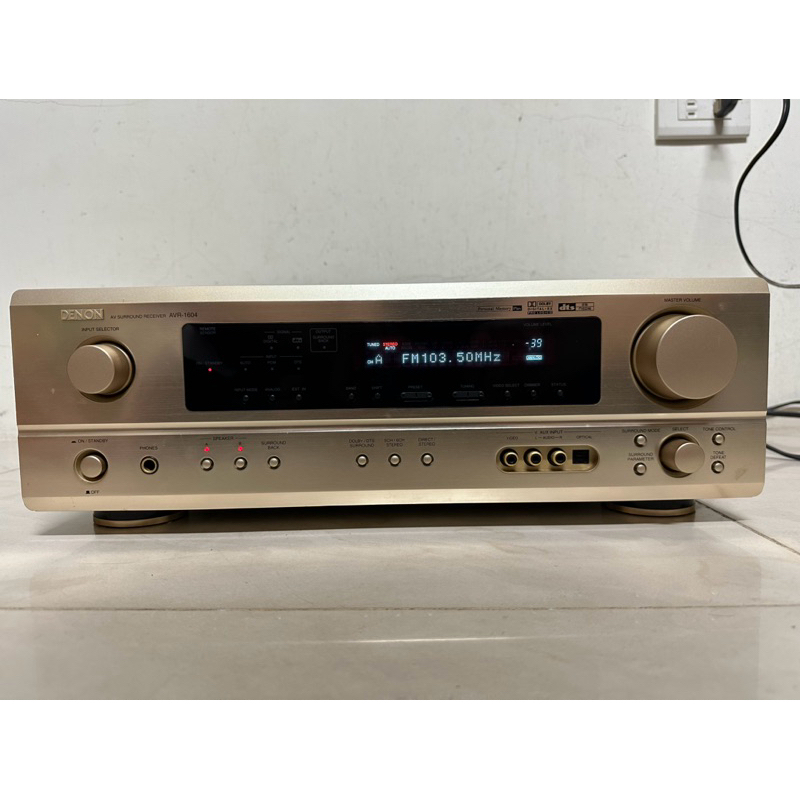 DENON AVR 1604 收音/劇院 6.1 環繞擴大機 品項不錯 全新副廠代用遙控器 蝦皮購物