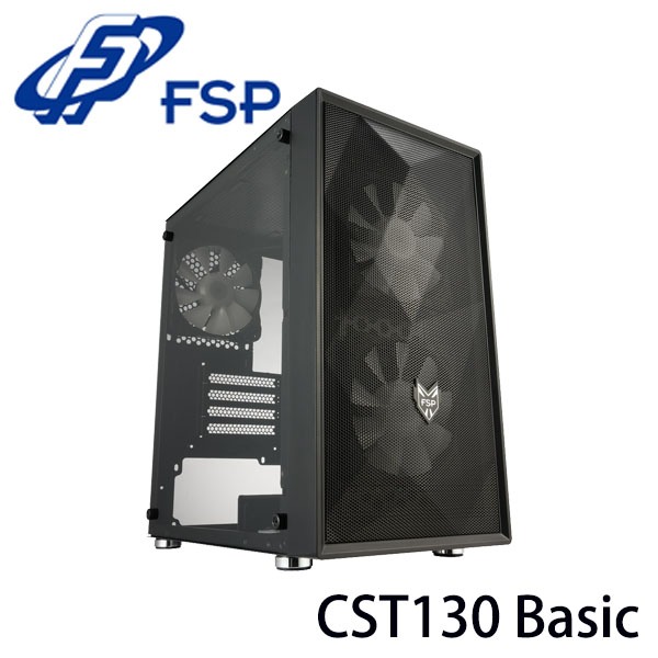 【MR3C】含稅附發票 FSP 全漢 CST130 Basic 黑色 壓克力透側 電腦機殼 | 蝦皮購物