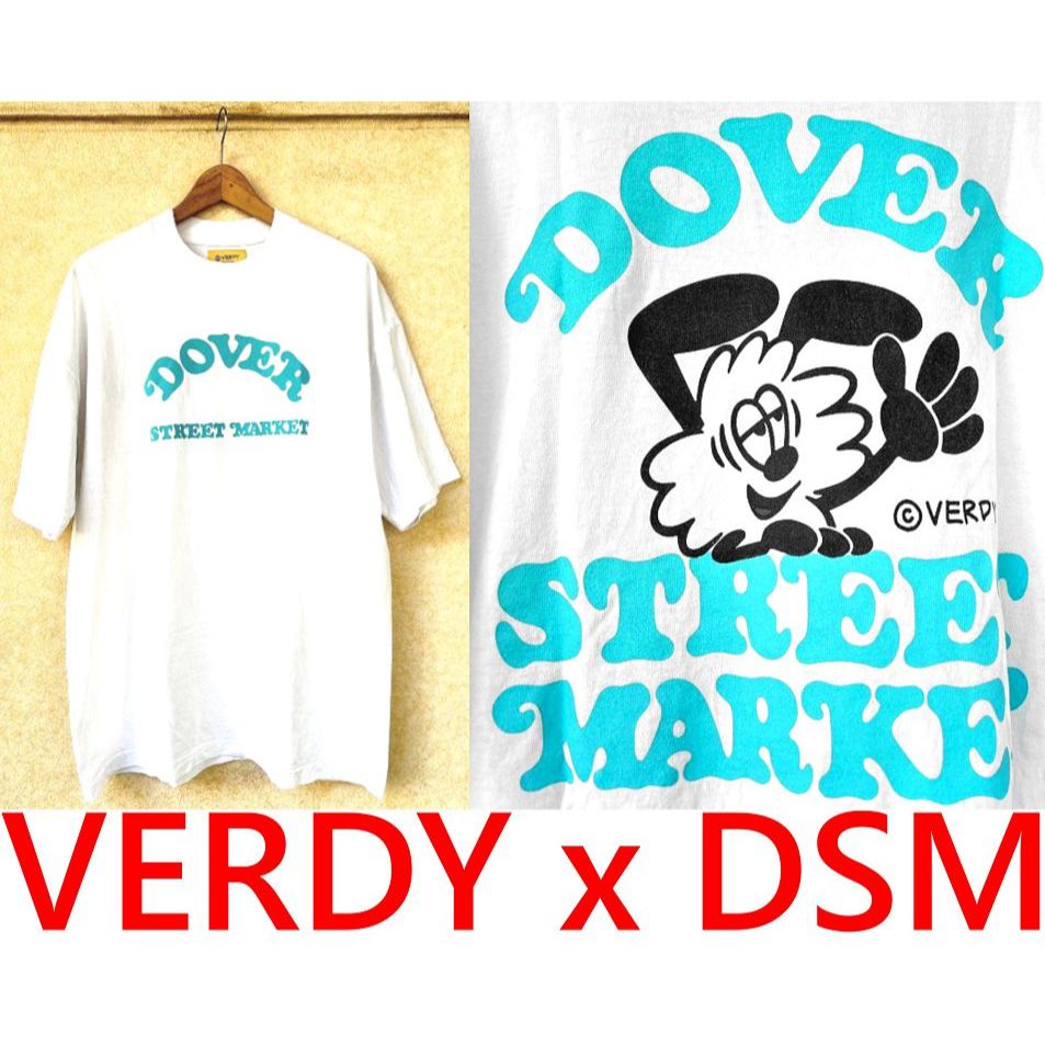 BLACK全新VERDY x DOVER STREET MARKE城市限定VICK川久保玲DSM短T