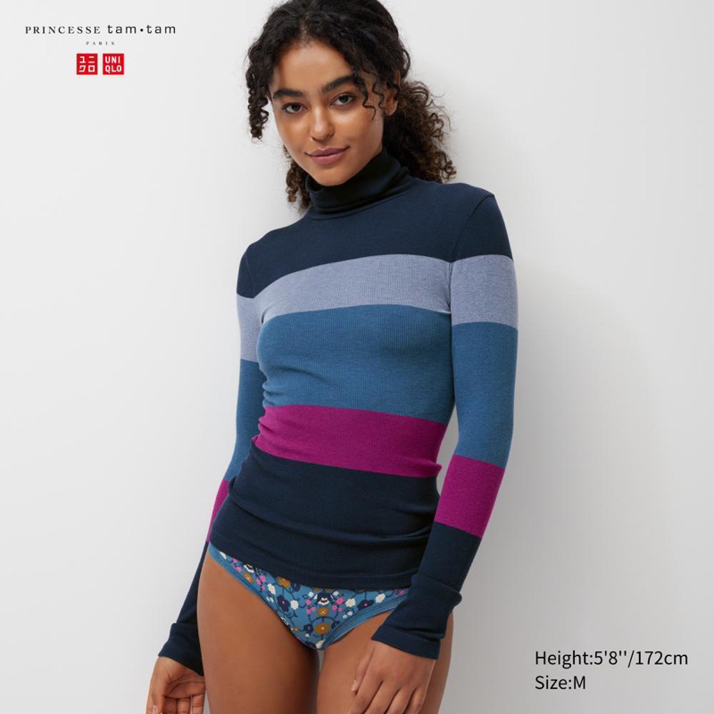 女裝 HEATTECH Extra Warm極暖無縫羅紋高領T恤 UNIQLO 商品編號 464040 | 蝦皮購物