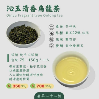 茶悅杉林】杉林溪高山烏龍茶｜台茶22號沁玉烏龍｜台茶23號祁韻