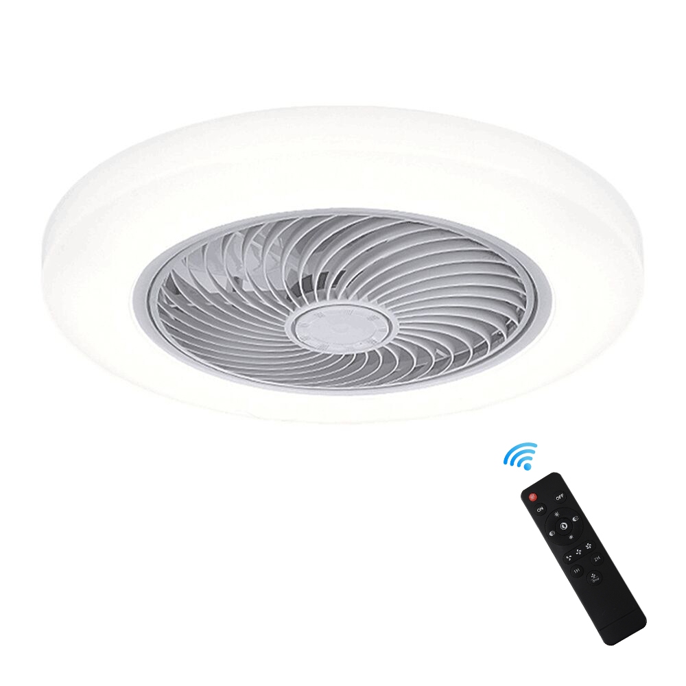 KELING 風扇燈 臥室風扇燈 led吸頂燈 隱形吊扇燈 智慧遙控電扇燈XM-163 | 蝦皮購物