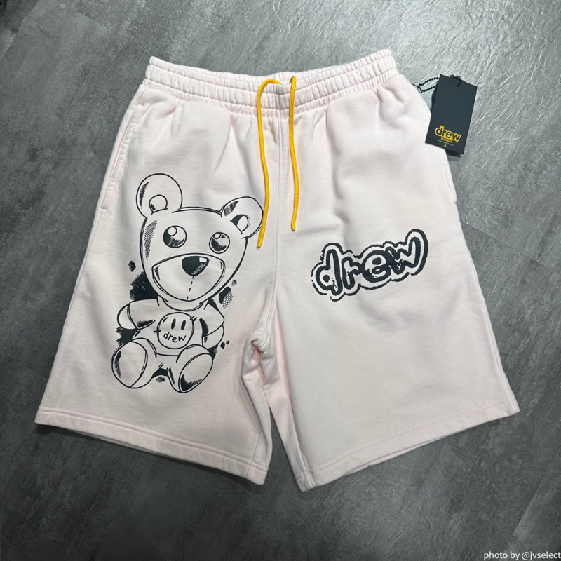 J.V Select】Drew house Theodore Sketch Sweat Short 手繪小熊短褲| 蝦皮購物