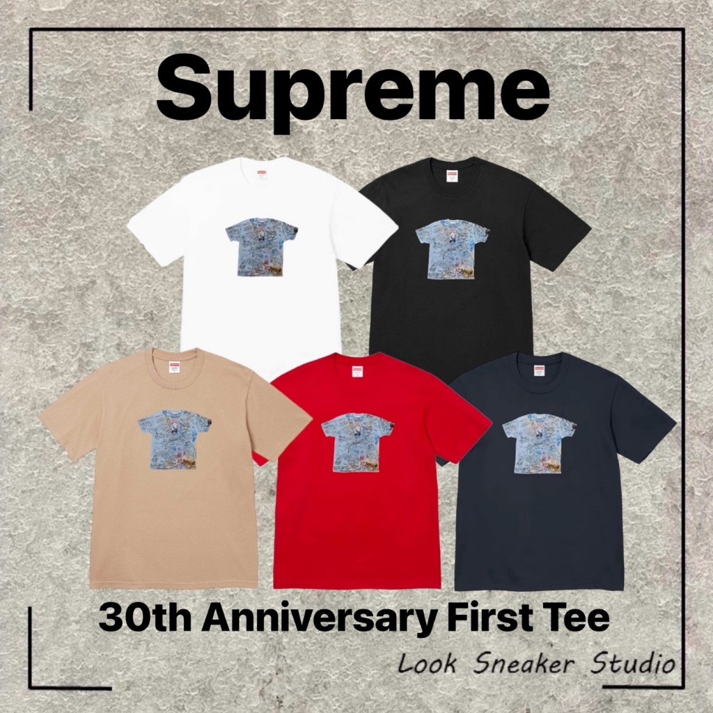 路克Look👀 Supreme 30th Anniversary First Tee 30周年短T 短袖