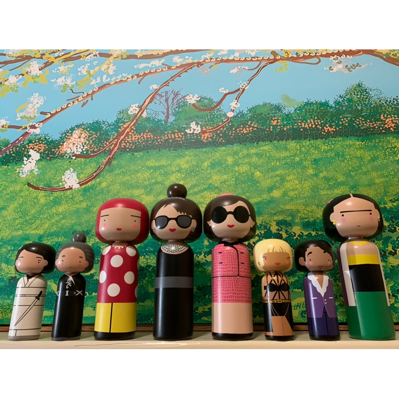 LUCIE KAAS こけし 草間彌生（全新丹麥品牌Lucie Kaas木芥子/ Kokeshi 