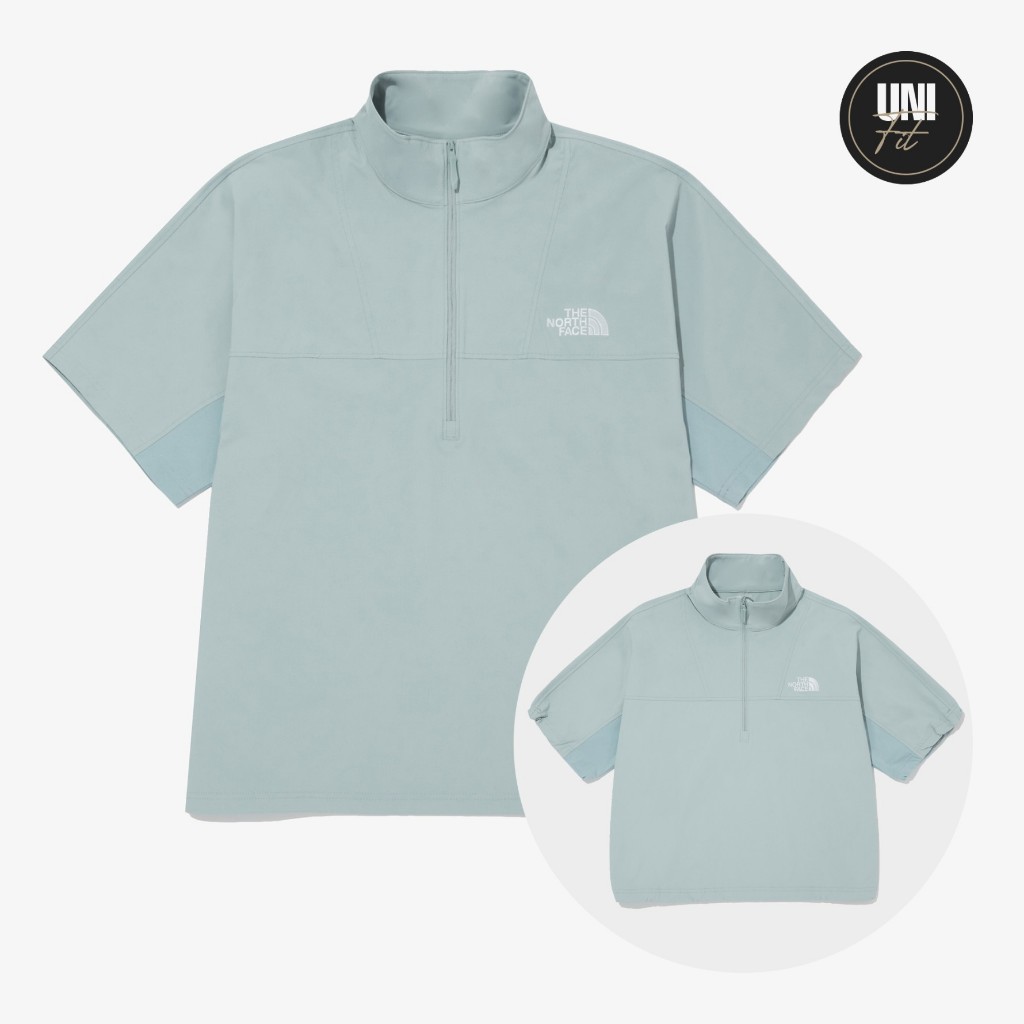 ☆Baro☆韓版The North Face 男裝24SS DAY TECH S/S ZIP TEE