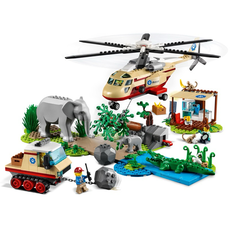 全新 微盒損 LEGO 樂高 60302 野生動物救援行動 CITY 城市系列 動物 | 蝦皮購物