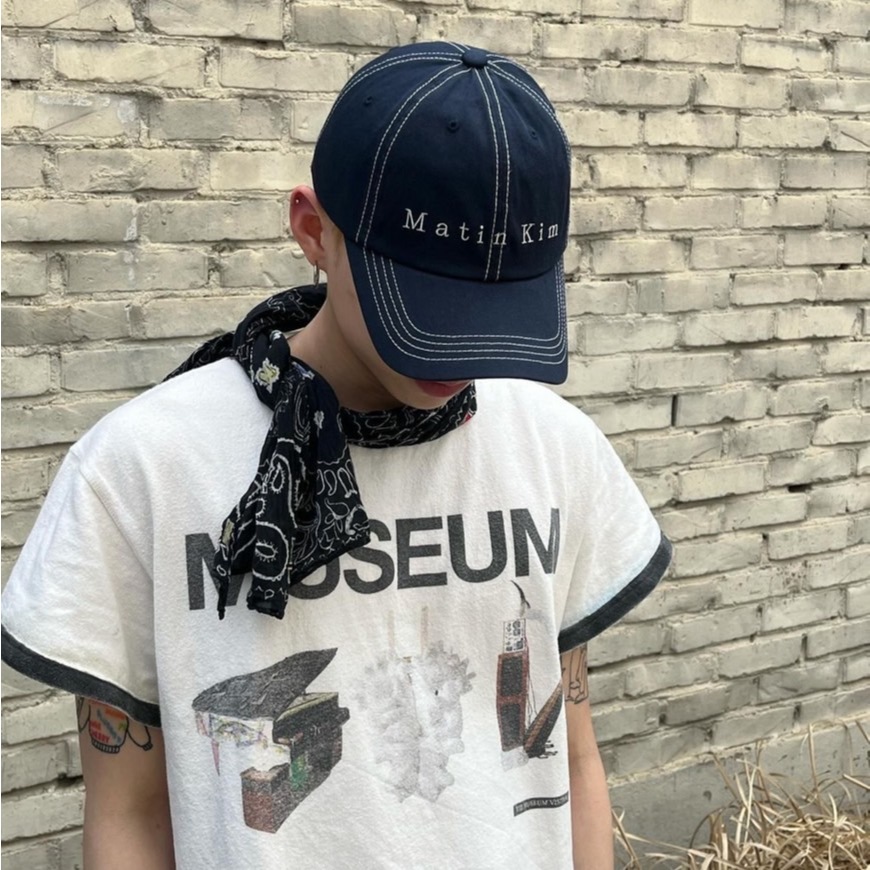 🇰🇷韓國KKOBA 現貨MATIN KIM STITCH BALL CAP 車縫線老帽帽子