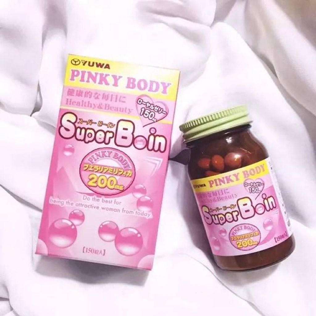 現貨 日本YUWA Pinky Body Super Boin 150粒 B-in | 蝦皮購物