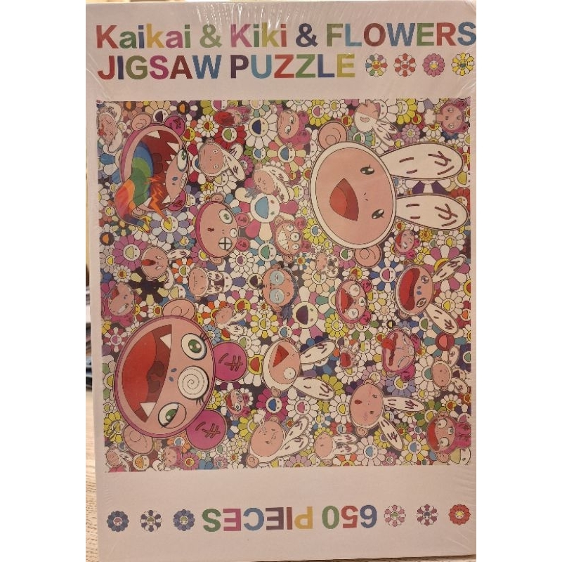 Kaikai & Kiki & Flowers 村上隆小花650片拼圖| 蝦皮購物