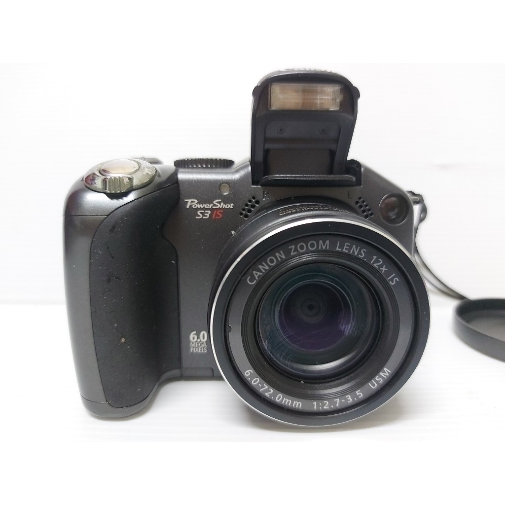 日本製佳能Canon PowerShot S3 IS 數位相機使用3號電池Canon S3 IS 不