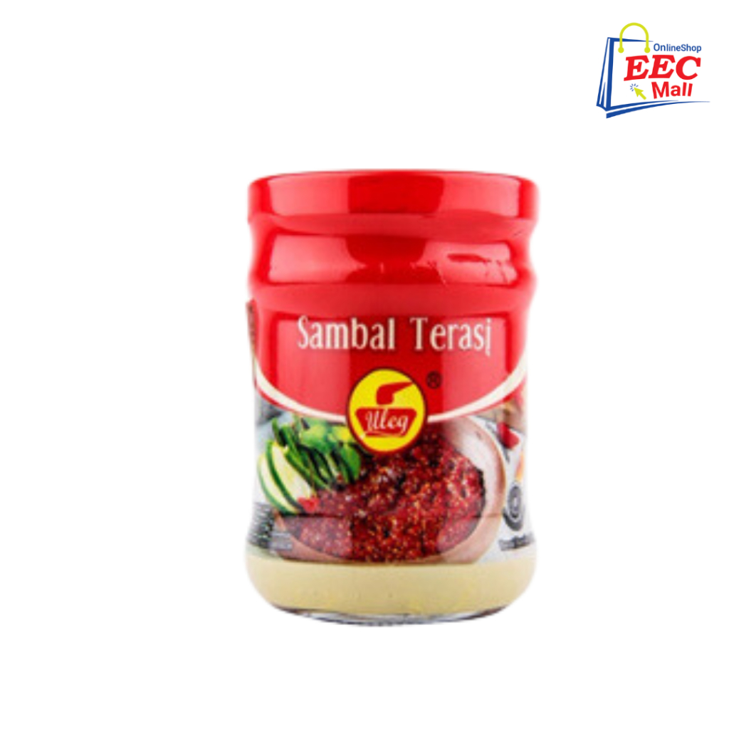印尼FINNA ULEG Sambal Botol Terasi Uleg Ijo 綠辣椒辣椒醬瓶裝180g