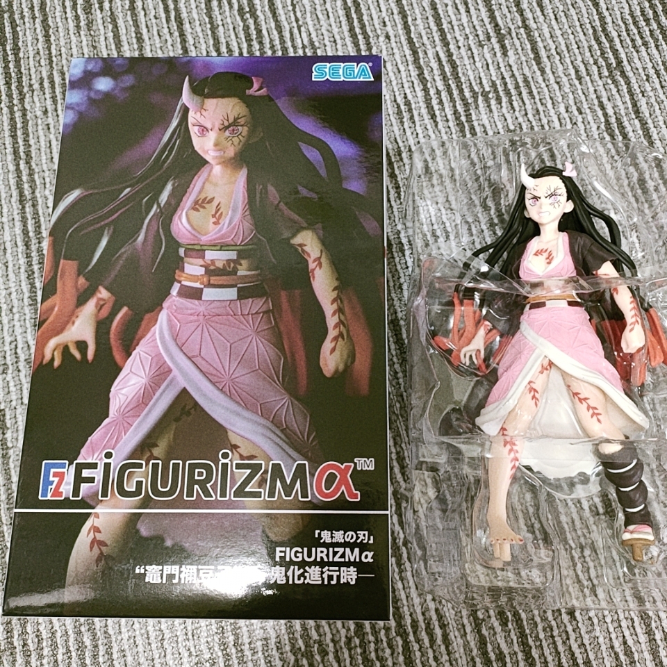 夾物拆檢[日版]鬼滅之刃 景品 FIGURIZMα 鬼化進行時 竈門禰豆子[現貨] | 蝦皮購物