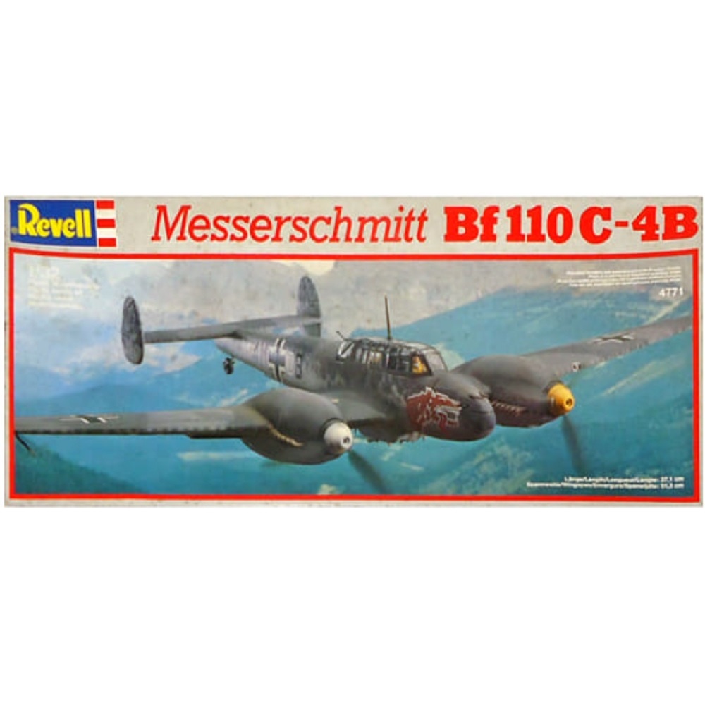 模型Revell 1/32 二戰德國空軍 梅塞施密特Messerschmitt Bf110C-4B 4771 | 蝦皮購物