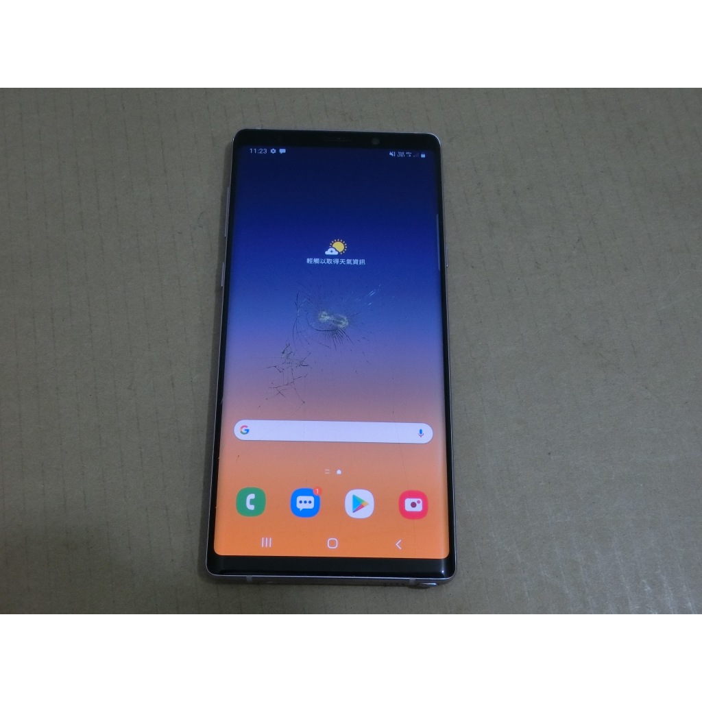 Samsung Galaxy Note 9 Sm N960f 功能正常 螢幕有撞傷 （銘） 蝦皮購物