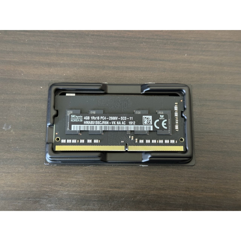 SK hynix 海力士4G DDR4 2666記憶體1Rx16 PC4-2666V-SC0-11 macmini