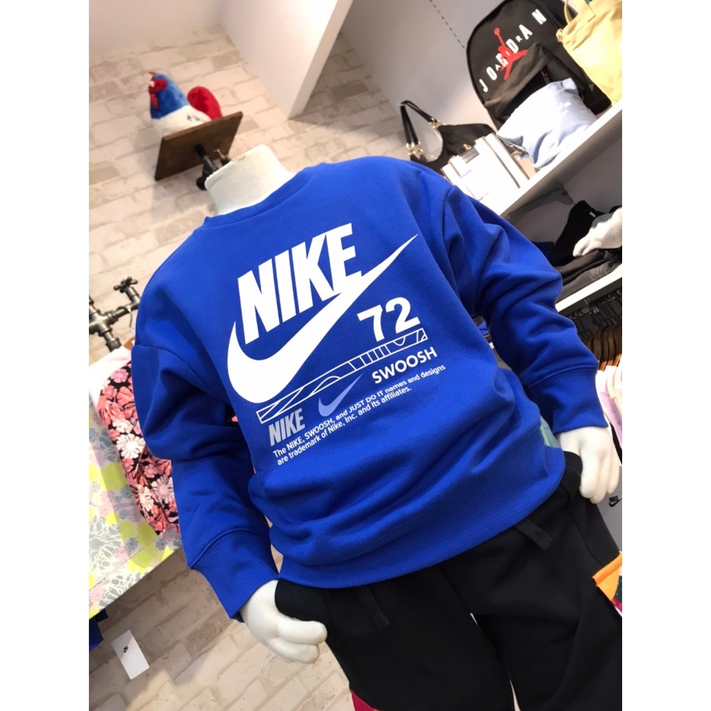 NIKE 童裝-小童系列棉質輕刷毛長袖上衣 U89 | 蝦皮購物