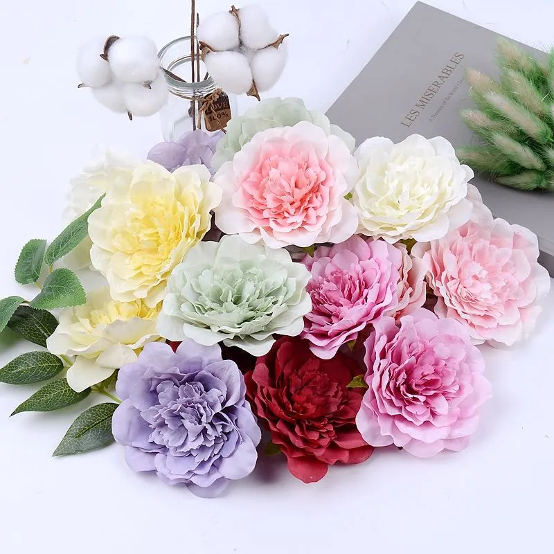 永生牡丹花 假花 仿真花朵 紙花 裝飾花 婚禮 紅色歐式復古 花朵diy 絹花 手作花朵 不凋花 | 蝦皮購物