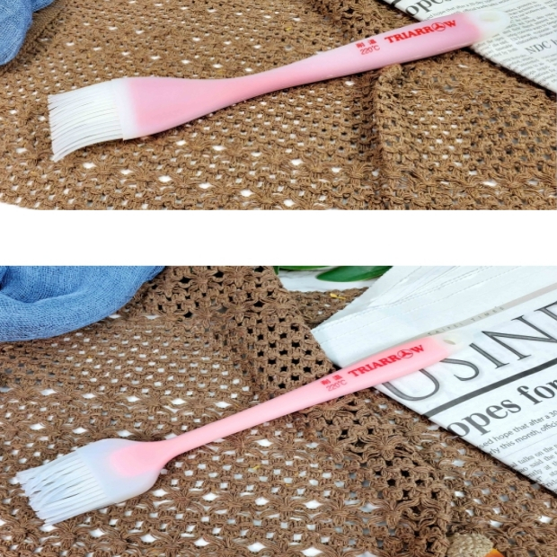 三箭牌透明耐熱矽膠毛刷(中.小)食品級塑膠油刷 一體成型烘焙小毛刷 奶油刷氣炸鍋蛋液刷烤肉刷烘培用具(蝶衣旗艦館) | 蝦皮購物